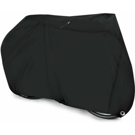 royaluxe -Accessoires pour voiture  Housse de vélo Housse de pluie imperméable en nylon 190T Protection contre la pluie UV Housse anti-poussière robuste pour VTT, vélo de route avec sac de rangement v