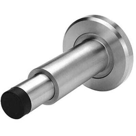 royaluxe - Acier inoxydable 304 Réglable Extra-long arrêt de Porte en caoutchouc Protection Poignee Porte butoir de porte mural butée de porte murale