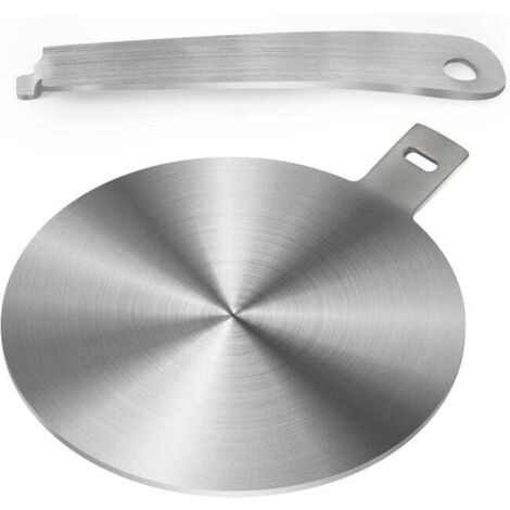 royaluxe - Adaptateur der Plaque a Induction 13cm, pour Moka Cafetières et des Ustensiles de Cuisine, Poignée Amovible