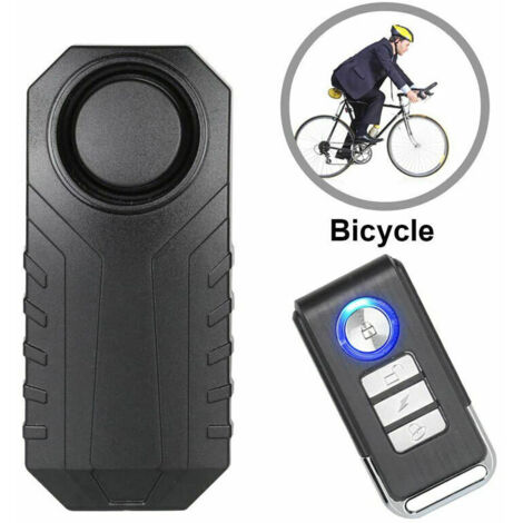 royaluxe -Alarme De Vélo, Antivol Pour Véhicules Moto Avec Télécommande, 113 Db Super Loud (Pack De 1)