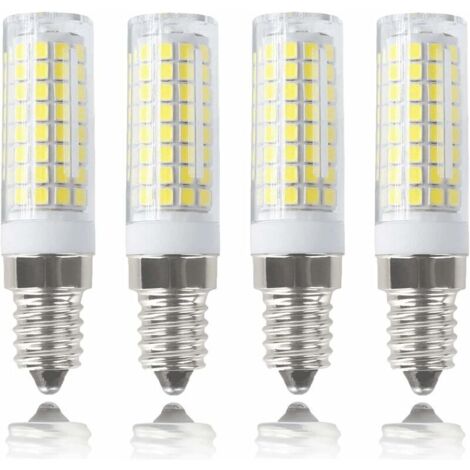 royaluxe -Ampoule LED E14 7W 120V équivalente à une ampoule incandescente 75W, douille E14 Blanc lumière du jour 6000K (Pack de 4)