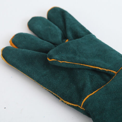 royaluxe - Anti-Morsure Gants de Manutention pour Animal, Sécurité Cuir Gants de Travail, Gants de Protection 60cm