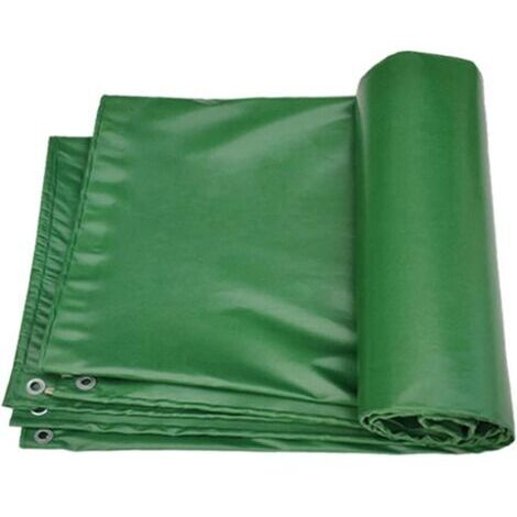 royaluxe -Bâche à bûches épaisse ultra résistante vert - 3m x 4m