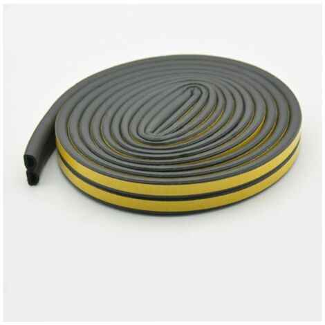royaluxe -Bande d'étanchéité de fenêtre de porte Coupe-froid de fenêtre Isolation acoustique coupe-vent et thermique Cadre de porte en verre de sécurité en alliage d'aluminium Bande antichoc auto-adhé