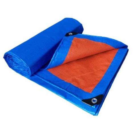 royaluxe - Bleu(3×4m) baches imperméables pour Exterieur, 110 g/m² PE bache de Protection Exterieur avec œillets renforcés pour Meubles