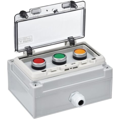 royaluxe -Boîte à boutons IP67 Bouton vert ABS Bouton rouge Bouton jaune pour équipement de protection incendie de communication électrique intéri et extéri