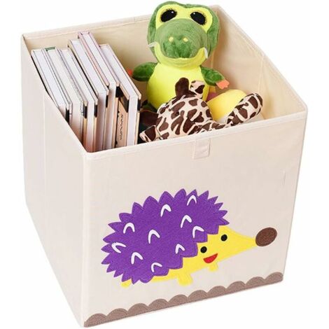 royaluxe - Boîte de rangement pour jouets - Boîte de rangement pour enfants - Cube pliable - Famille,Hérisson