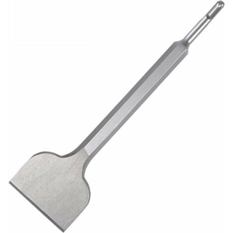 royaluxe -Burin Plat Φ17x100 X 280mm - Idéal Pour Enlever Le Béton Et La Maçonnerie - Sds Carré Extra Hardened Tip - Burinage Avec Un Marteau De Démolition Burin - Burin De Bêche