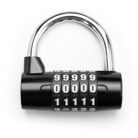 royaluxe -Cadenas, Lot de 1, Noir