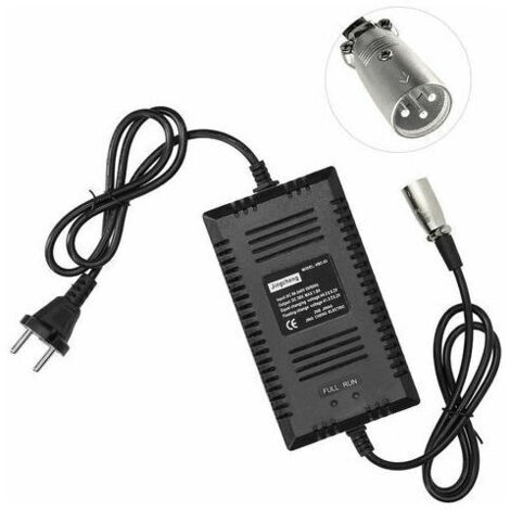 royaluxe -Chargeur Intelligent Pour Velo Electrique Et Scooter, Tete 36V Xlr (Connecteur De Type A)