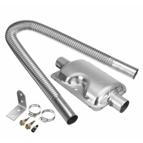royaluxe - Chauffage Diesel Air Parking 600mm Tuyau d'échappement 24mm Silencieux Kit de silencieux