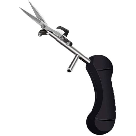 royaluxe - Cisaille À Haies Ébrancheur Taille Haie Manuel Professionnel-Lame En Acier À Haute Teneur En Carbone Sk5 Solide, Tranchante, Imperméable Et Antirouille 20cm Noir