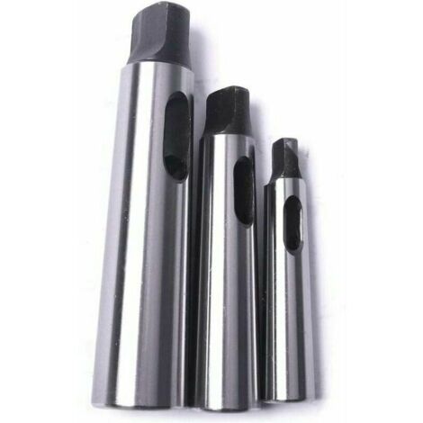 royaluxe -Cône Morse douille de perçage Réduction adaptat pour tour de fraisage (MT1 à MT2, MT3 à MT2, MT3 à MT4,3pcs)