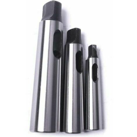 royaluxe - Cône Morse douille de perçage Réduction adaptateur pour tour de fraisage (MT1 à MT2, MT3 à MT2, MT3 à MT4,3pcs)