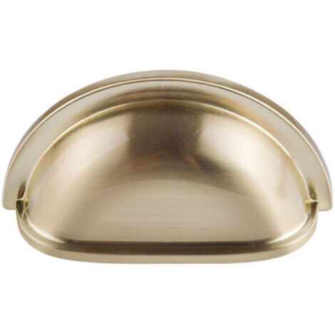 royaluxe - Coquille Coupe Cuisine Armoire Porte Poignées Placard Tiroir Chambre Meubles Tirer Nickel. Série F9: Entraxe 76 mm，une pièce，