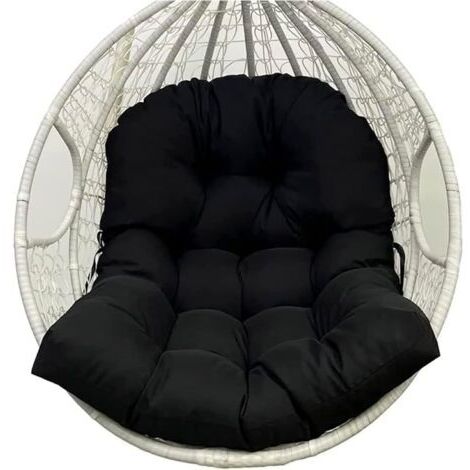 royaluxe -Coussin de chaise en forme d'œuf, coussin de chaise suspendu amovible, coussin de siège de chaise hamac, coussin de remplacement pour balançoire de jardin, coussin de balançoire en forme d'œ