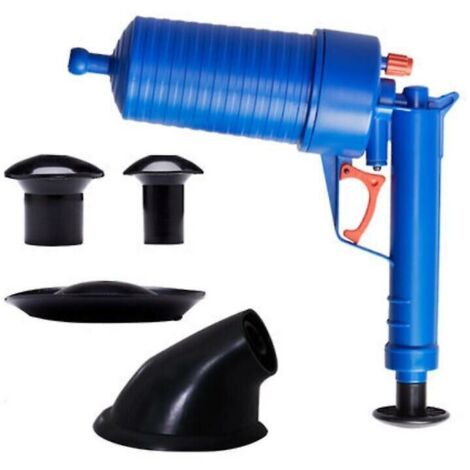 royaluxe -Débouch de tuyau d'air comprimé, pompe haute pression avec 4 ventouses différentes pour évier de cuisine, baignoire et toilettes débouch de canalisations