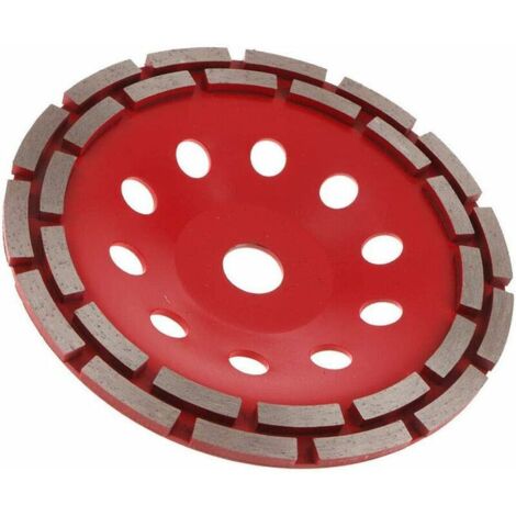 royaluxe - Disque diamant abrasif pour poncer le béton, la pierre, la brique, le marbre et le granit, 150 mm,