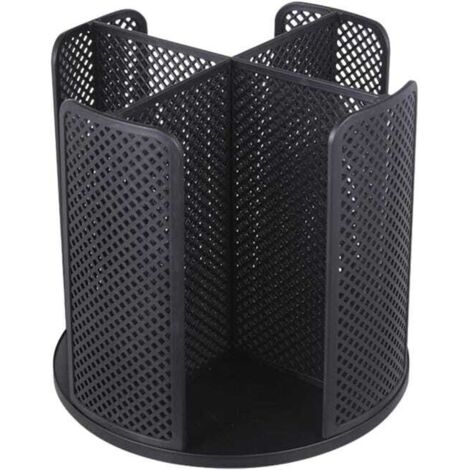 royaluxe - Distributeur de gobelets en papier rotatif, boîte de rangement à 4 compartiments avec couvercle rotatif pour comptoirs, cuisines et cafés