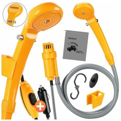 royaluxe - Douche de camping portable 12V avec pompe immergée Douche de voyage randonnée voiture