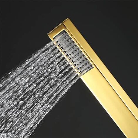 royaluxe - Ensemble De Pommeau De Douche À Main, Pommeau De Douche À Main À Économie d'eau en Laiton, Douche À Main Haute Pression avec Tuyau De Douche
