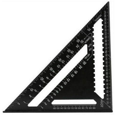 royaluxe -Equerres Menuisier 12 Inch 30 x30x40 +7 inch 18 x18 x26,5, Outil Multifonction, Rapport d' Angle 45° 90° Degres, Outillage pour Bricolage Charpentier, Guidage Traçage，