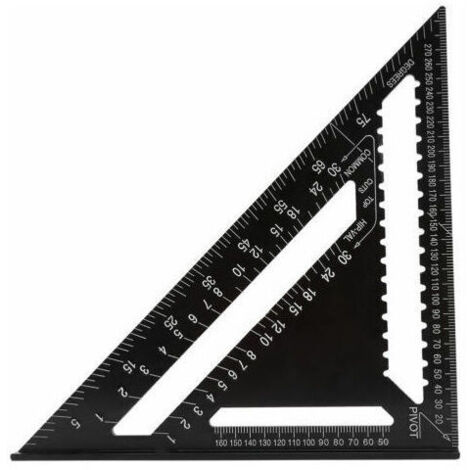 royaluxe -Equerres Menuisier 12 Inch 30 x30x40 +7 inch 18 x18 x26,5, Outil Multifonction, Rapport d' Angle 45° 90° Degres, Outillage pour Bricolage Charpentier, Guidage Traçage，