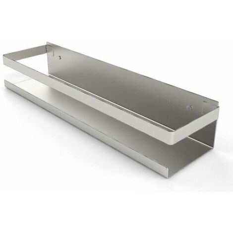 royaluxe -Étagère de Douche Sans Perçage, Étagère Salle de Bain Acier Inoxydable SUS304, Auto-Adhésif, Brossé 30 cm
