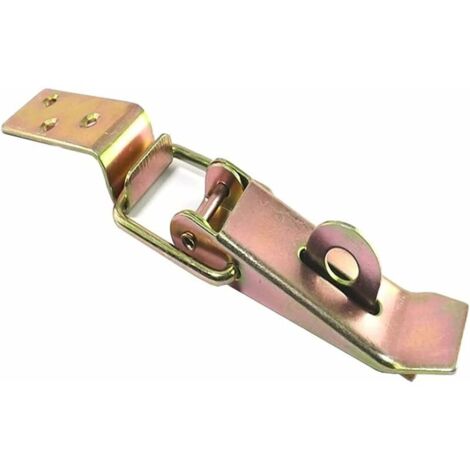 royaluxe - Fermoir a Levier 4 Pièces Fermeture à Ressort Loquet Bascule Petit Verrou de Tension Serrure à Pression Serrure à Levier Serrure de Boîte Fermoir en Acier Inoxydable pour Coffret Boîte
