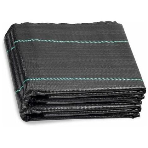 royaluxe - Géotextile-2M x 10M Toiles de Paillage, Toile Anti Mauvaises Herbes Jardin, Bache Noire Agricole, Barriere Anti Racine, Contre Les Mauvaises Herbes, Tissu Perméable à l'eau