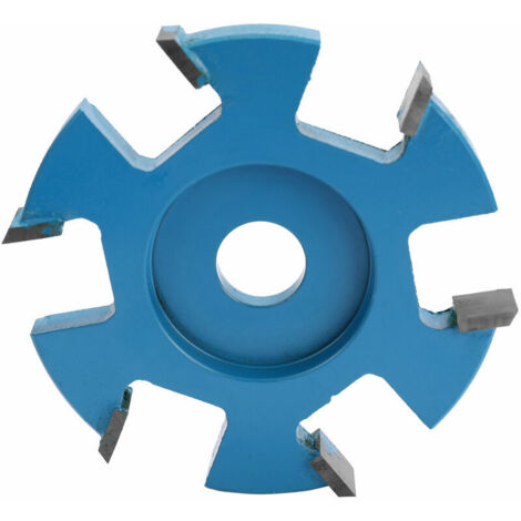 royaluxe - Hexagone lame lame outil de sculpture sur bois electrique meuleuse d'angle accessoires pour meuleuse d'angle d'ouverture de 16mm 75mm angle droit bleu