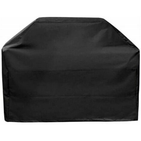 royaluxe - Housse Barbecue, Bache Barbecue Exterieur 100% Impermeable, Housse pour Barbecue 210D Tissu Oxford noire 121x60cm