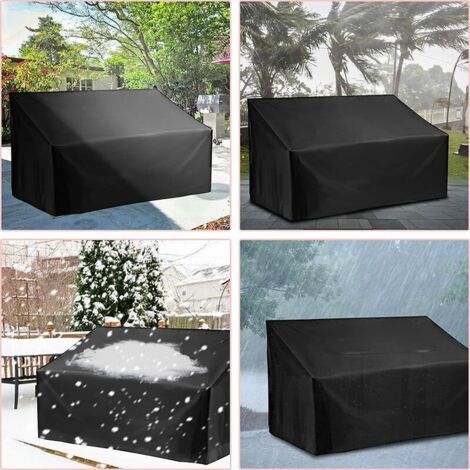 royaluxe - Housse De Banc, Imperméable Bâche Banc De Jardin, 2/3 Places Couverture Protection Pour Banc, Couverture Meubles De Jardin Pour Banc De Terrasse Extérieur, Fibre De Polyester (1346689cm)