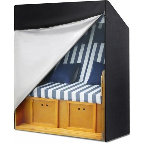 royaluxe - Housse de Chaise de balançoire, Housse de siège de balançoire de Jardin 3 Places , Tissu Oxford 210D avec Sac de Transport, imperméable, Protection UV pour Chaise de balançoire de Plage ext