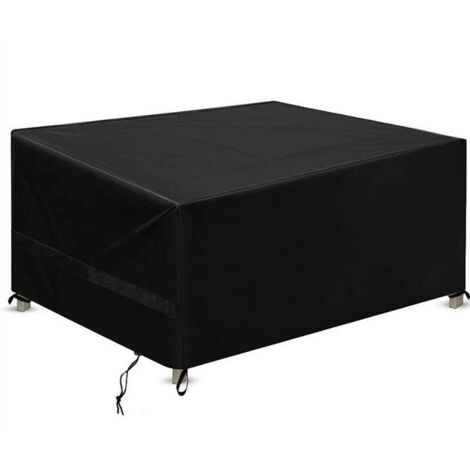 royaluxe - Housse de Meuble, Housse de Protection pour Mobilier de Jardin Imperméable au Vent Housse Mobilier À Toute épreuve 420D Oxford Tissu Grand Jardin Housse Mobilier(200x160x70cm),