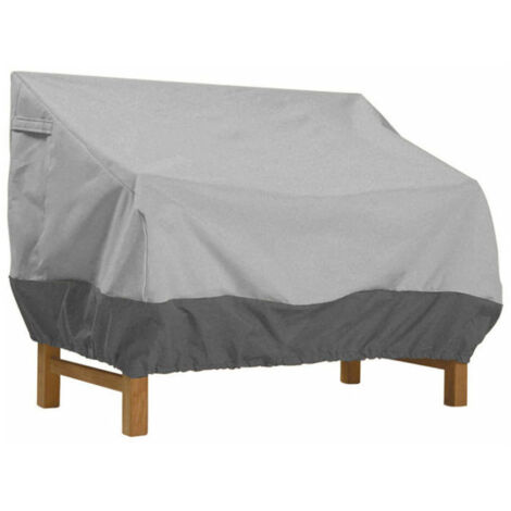royaluxe -Housse de Protection pour Banc, Housse Banc Jardin Tissu Oxford Imperméable, Housse de Banc Exteri Anti UV et Vent Housse de Protection pour Canapé——Gris 210D: 193×83×84cm housse de protecti