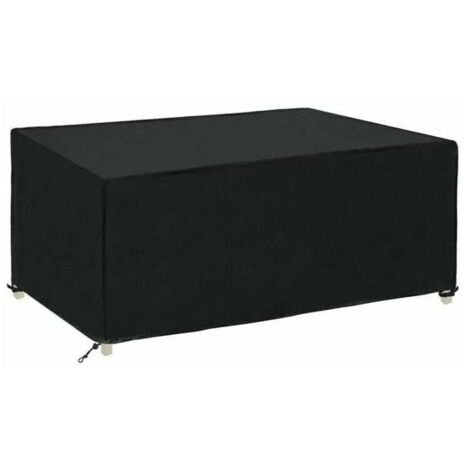 royaluxe -Housse de table de jardin rectangulaire, bâche imperméable Oxford, housse de mobilier de jardin imperméable, housse de mobilier extéri, (160 100 65cm)