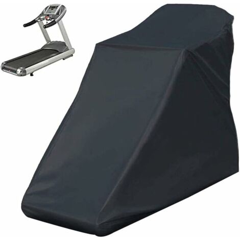 royaluxe - Housse de tapis roulant non pliable, housse de protection pour machine de course à pied aveCordon de serrage pour intérieur et extérieur (noir, 78 x 37 x 59)