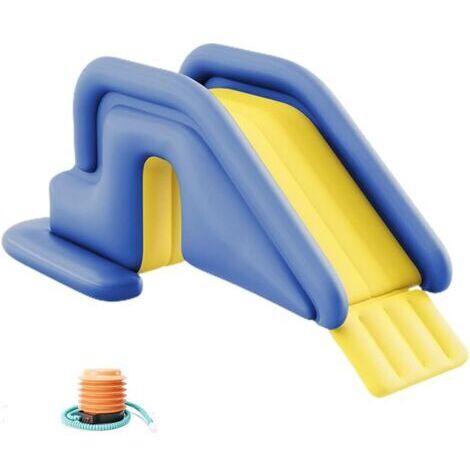 royaluxe -Jouets gonflables pour piscine - Toboggan aquatique gonflable avec mur d'escalade  Parc d'attractions d'été compact pour enfants  Grand parc aquatique pour des divertissements en toute sécur