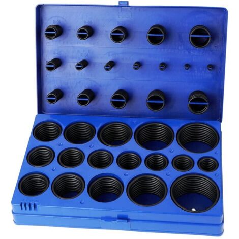 royaluxe -Kit de joints toriques 419 pièces, assortiment de joints de rondelles d'étanchéité de 32 tailles, assortiment de joints toriques pour climatisation de véhicule, appareils ménagers