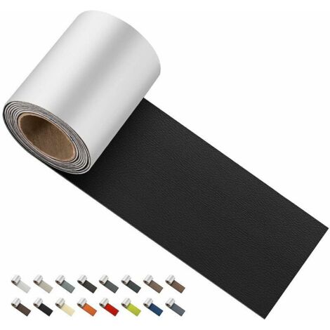 royaluxe -Kit de patch en cuir Patchs en cuir auto-adhésif, Patch de réparation en cuir auto-adhésif de qualité supérieure, pour canapé canapé fissures, brûlures, accessoires de siège d'auto