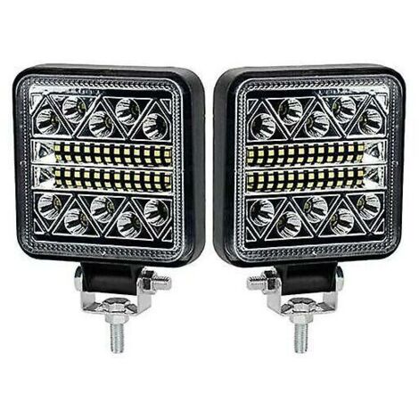 royaluxe -Lampe de travail LED 102W, feux de recul 12v, projects pour voiture, bateau tract,Éclairage automobile camion 12-24v