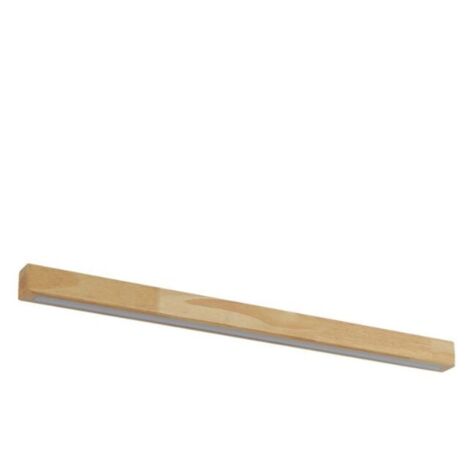 royaluxe -Lampe murale en bois massif, 80cm 20w chambre de chambre à coucher de balcon récompensée à la lampe en bois d'origine à longue barre(lumière chaude)  JUNJUN