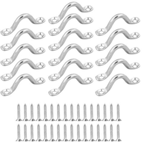 royaluxe - Lot de 16 chevilles d'ancrage pour dessus de bateau, pont avec vis