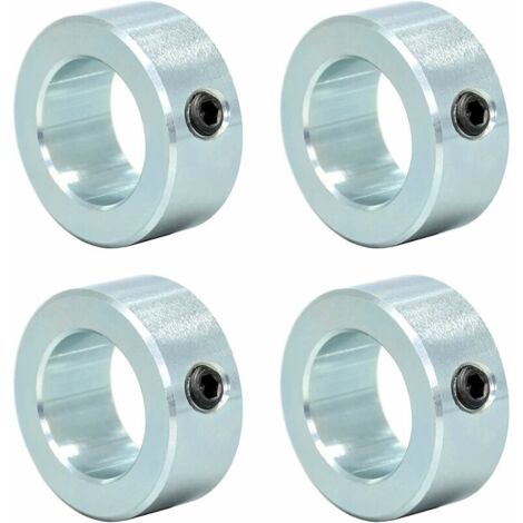 royaluxe - Lot de 4 bagues de réglage 20 mm - Pour diable, roue de diable