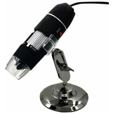 royaluxe -Microscope numérique USB, Endoscope de grossissement 40X-1600X Portable, Microscope Digital pour Windows 7/8/10 Mac Linux sous Android outil électronique (avec OTG)