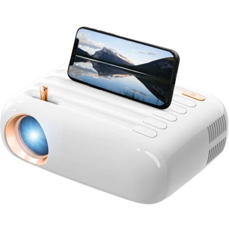 royaluxe -Mini project avec WiFi 5G et Bluetooth, project portable HIPPUS 1080P prend en charge 120ANSI, project de film Bluetooth adapté pour chambre/extéri, compatible avec iOS/Android/ordinat