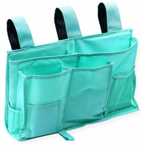 royaluxe - Organisateur de lit organisateur de lit sac de rangement de lit pour livre magazine jouet casque de téléphone portable vert