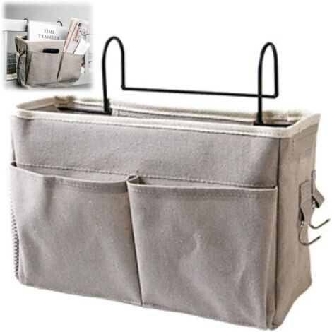 royaluxe - Panier de Lit Chevet Suspendu Rangement pour Lit Mezzanine Poches de Chevet à Suspendre Poche de Lit Organisateur Panier De Lit Chevet Suspendu Large Suspendre Sac De Rangement 1 pièces (Gr