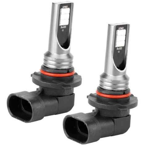 royaluxe -Phare de voiture LED antibrouillard 3030-12LED 9005 24W 6000K, 2 pièces, accessoire automobile